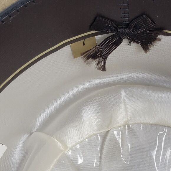 Dobbs Fifth Ave New York Mahoney Tan Beige Wool Men's Hat Sz 7 Fedora Dapper USA - Picture 11 of 16